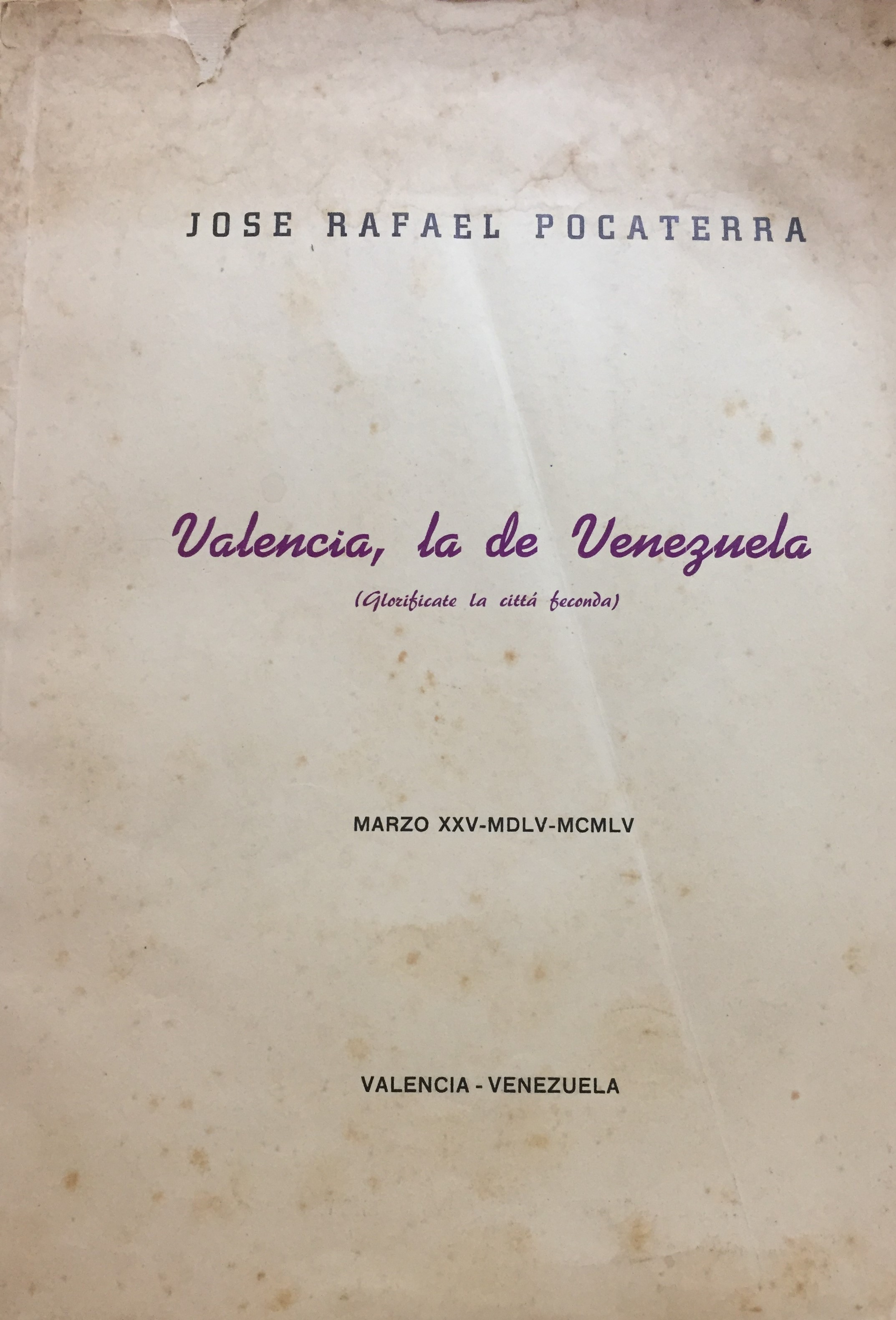 Valencia, la de Venezuela
